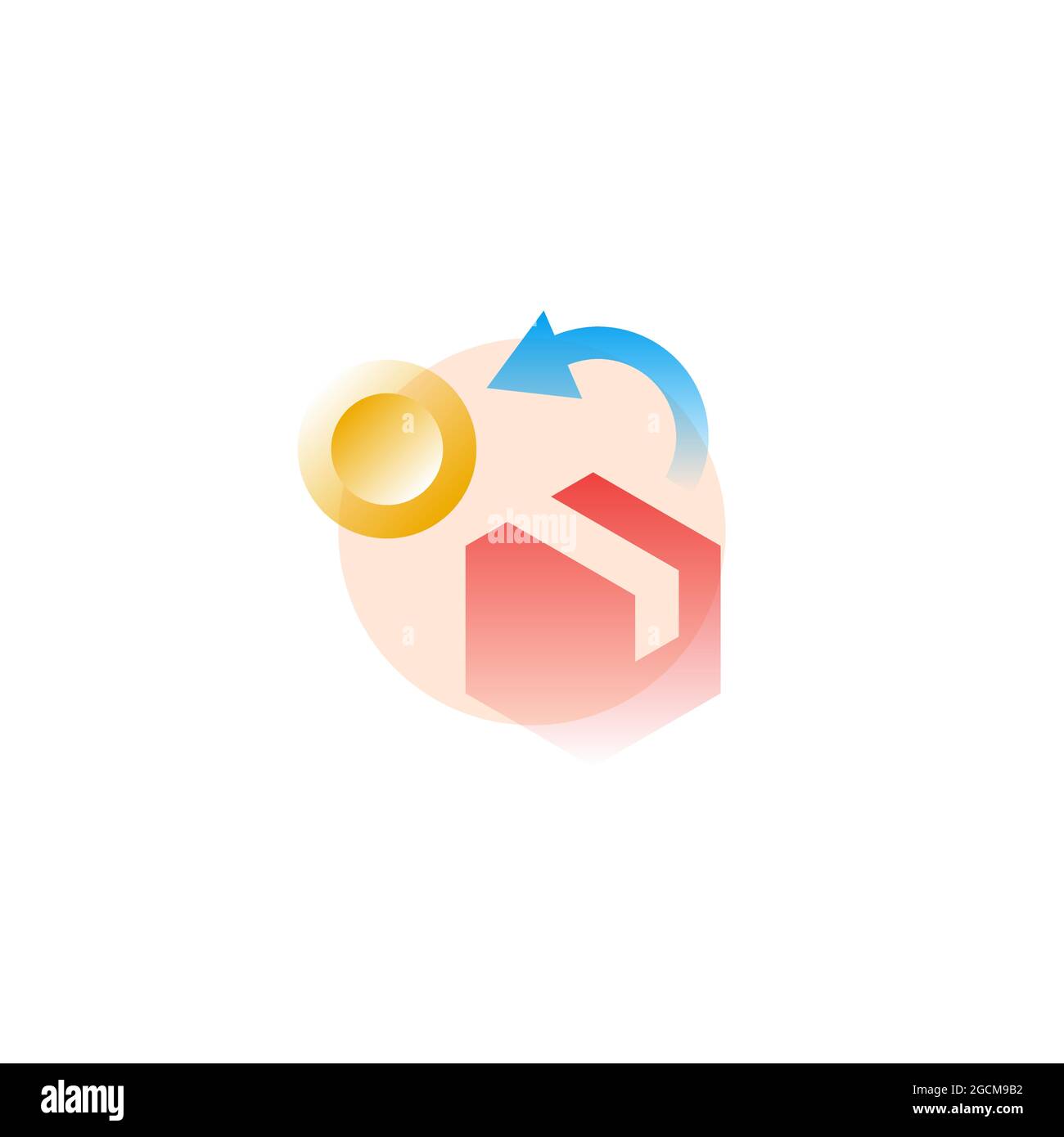 Monetization. Vector icon in gradient style. Editable illustration ...