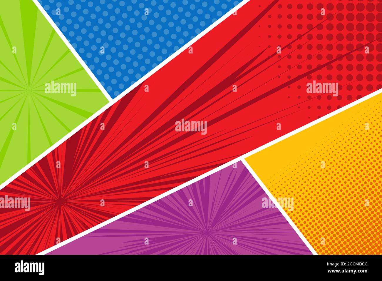 Comic Book Design Element Vector Illustration Stock Vector Image & Art ...