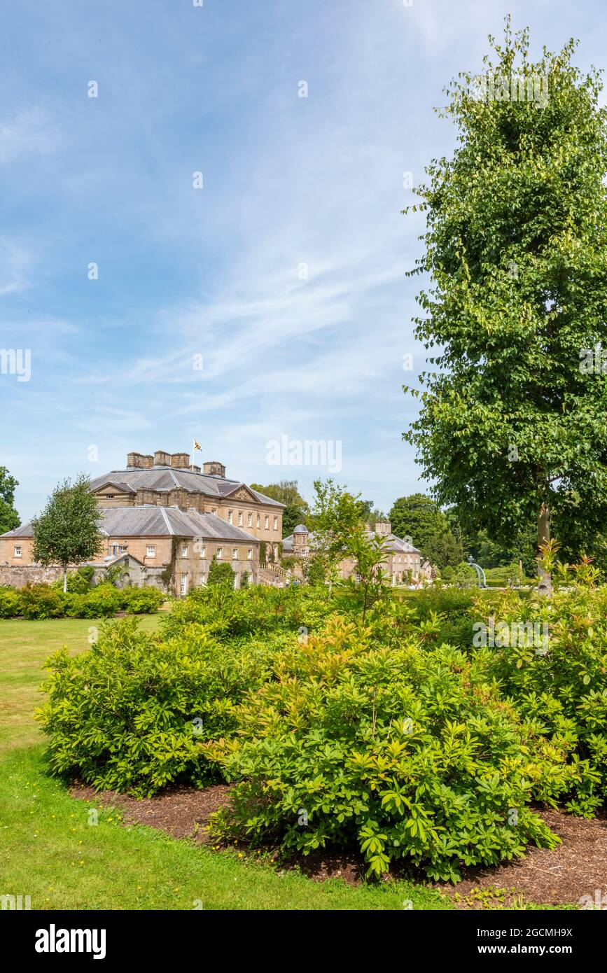 dumfries house, ayrshire tourism, scottish stately homes, scottish visitor attractions, scottish historic houses, chippendale furniture. Stock Photo