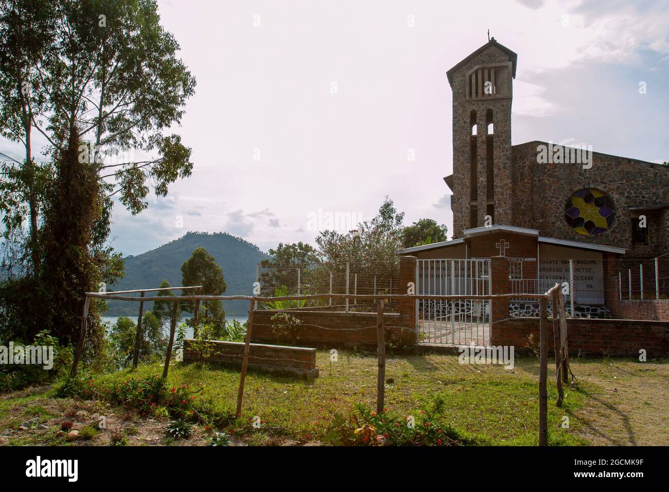 Saint Jean Catholic chirch Kibuye Rwanda Stock Photo