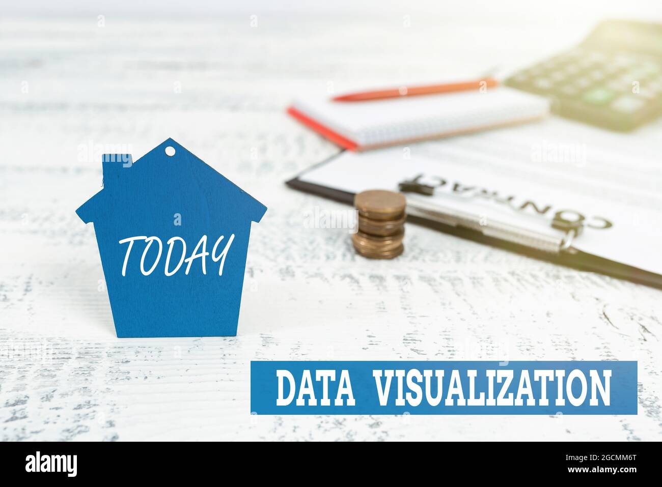 Handwriting text Data Visualization. Business idea representation of ...