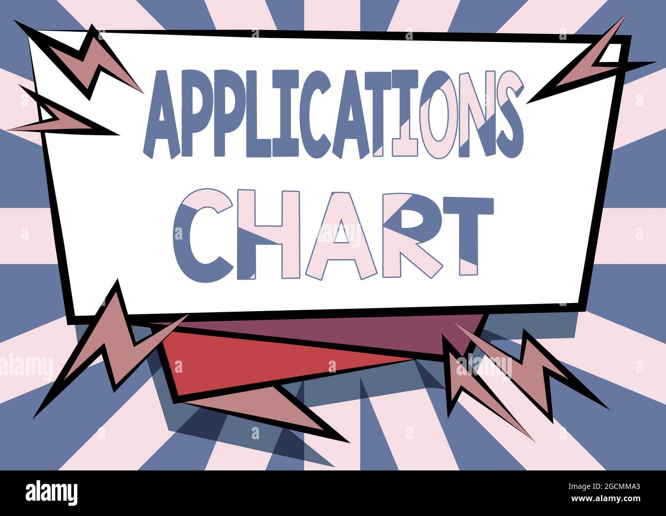 Sign displaying Applications Chart. Concept meaning graph used to study ...