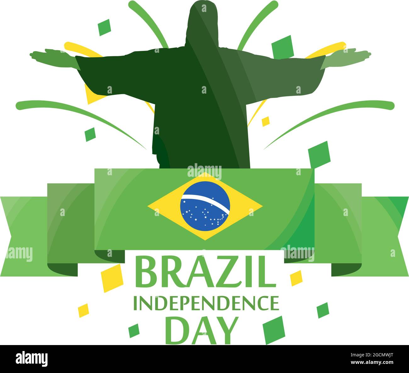 brazil independence day card Stock Vector Image & Art Alamy