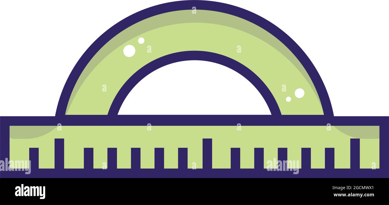 Isolated ruler icon school supply icon Stock Vector Image & Art - Alamy
