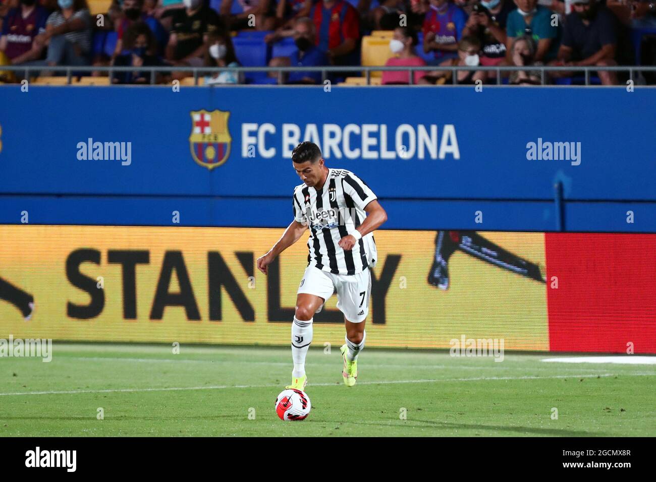 Cristiano Ronaldo of Juventus Fc in action during the Joan Gamper