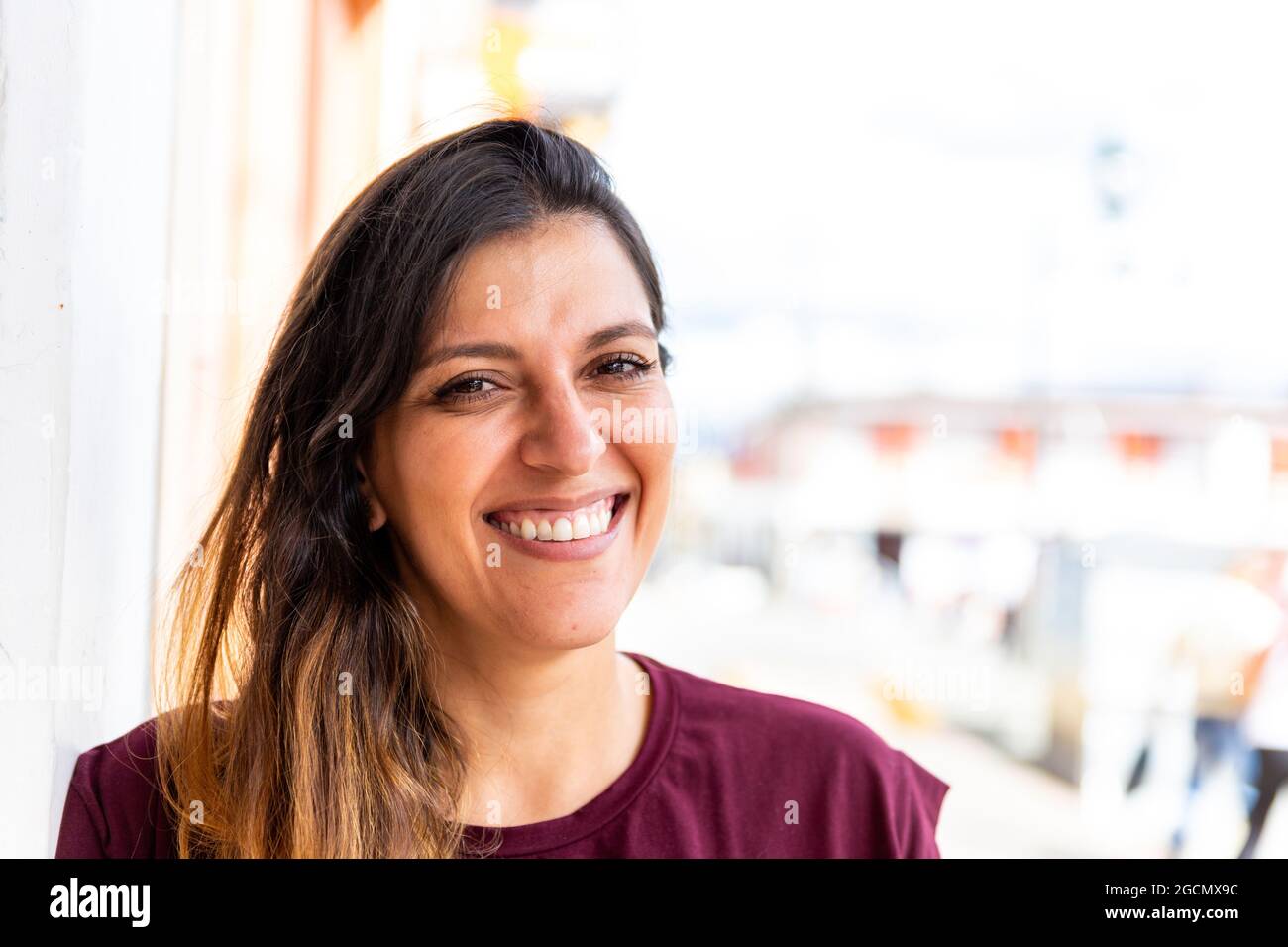 Latina young woman portrait hi-res stock photography and images - Alamy