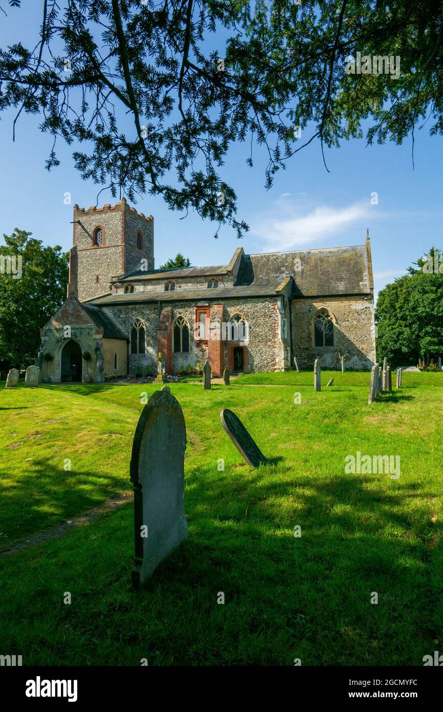 Yelverton Church Norfolk Stock Photo Alamy