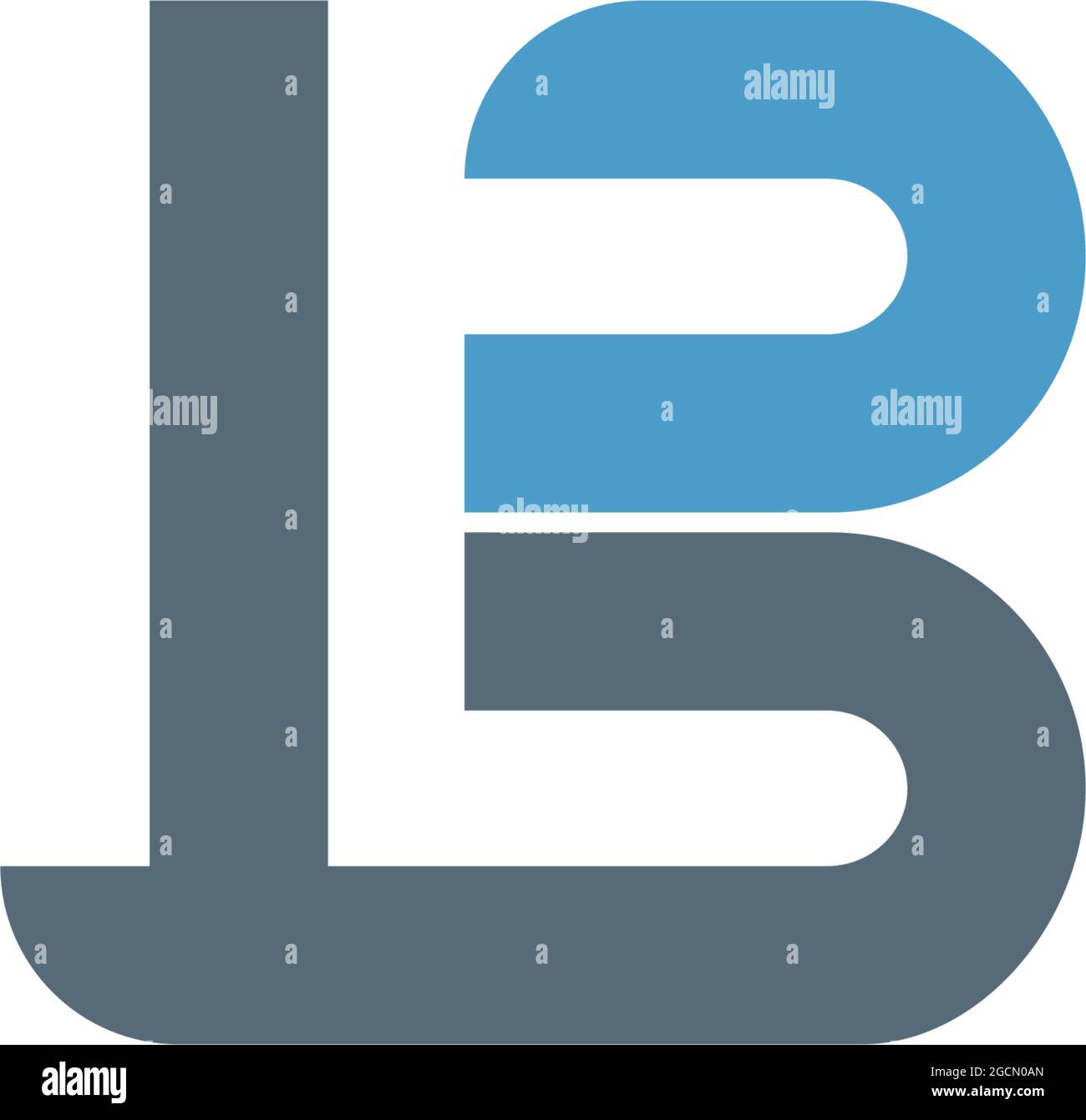 Letter B logo icon design concept illustrtation Stock Vector
