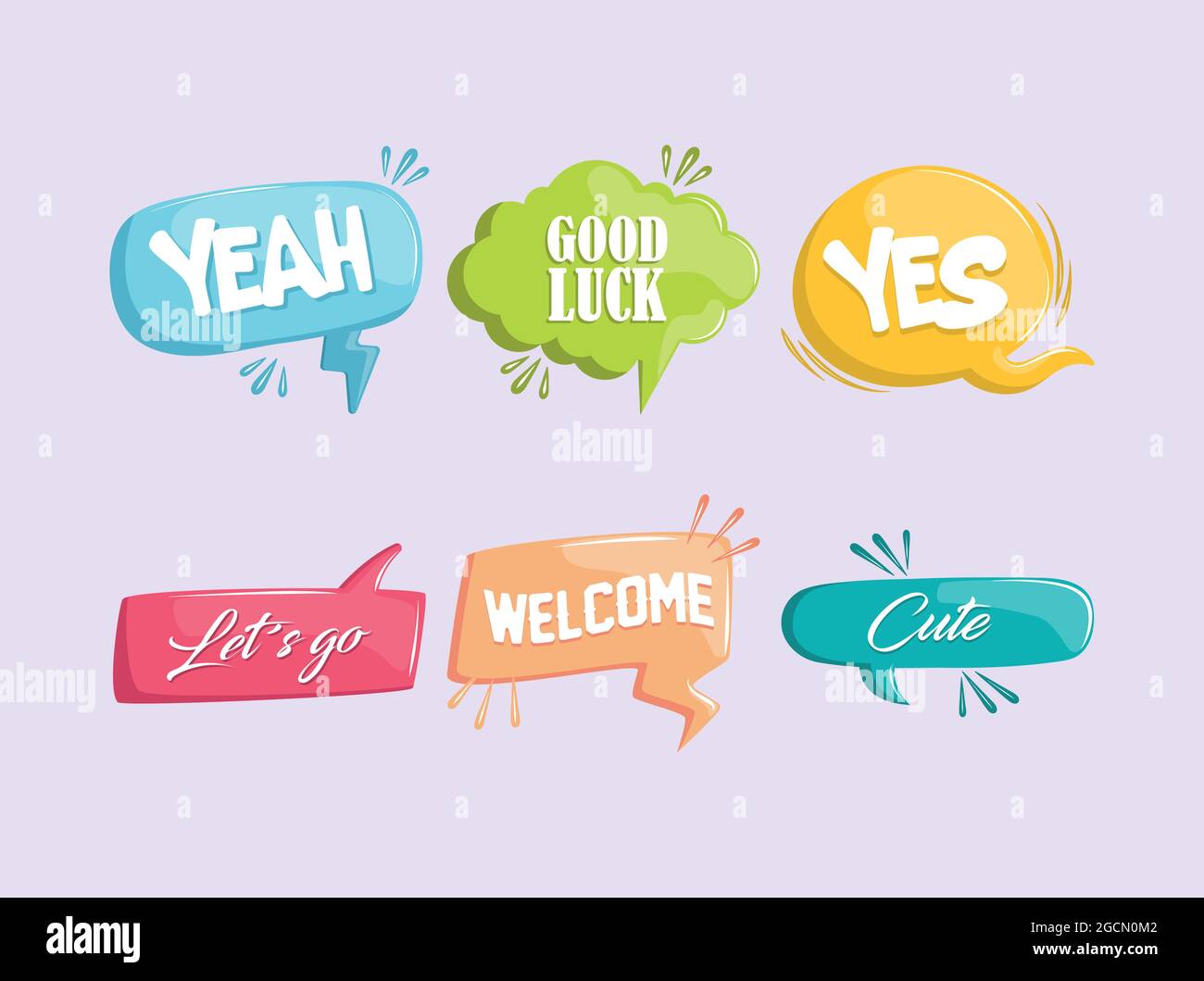 speech bubbles collection Stock Vector Image & Art - Alamy