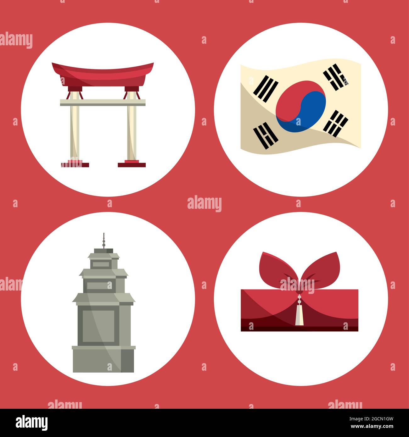 korean culture set Stock Vector Image & Art - Alamy