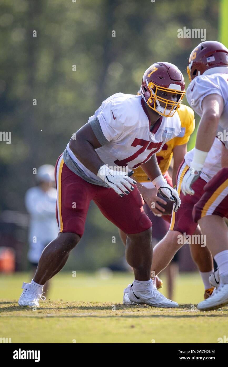 Ashburn, Virginia, USA. August 9, 2021: Washington Football Team