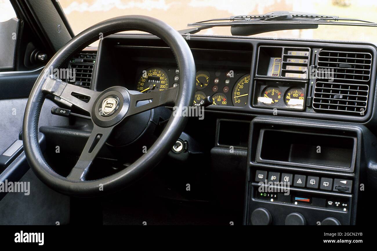 Lancia Delta HF Integrale 8V in Italy 1988 Stock Photo