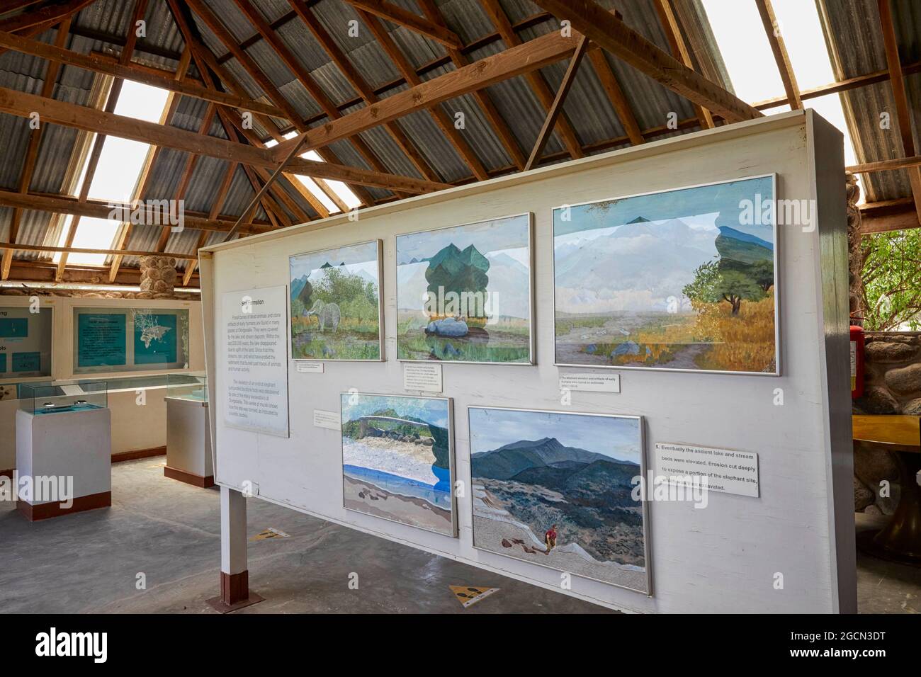 Museum at Prehistoric Site in Kenya Africa Stock Photo Alamy