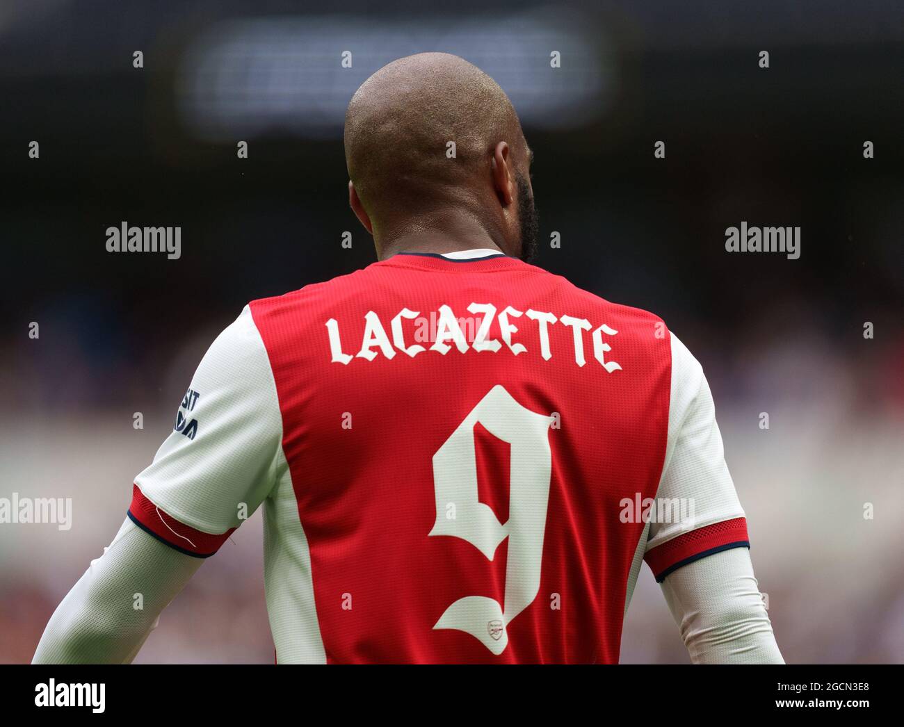 White Hart Lane, UK. 08th Aug, 2021. Alexandre Lacazette of Arsenal