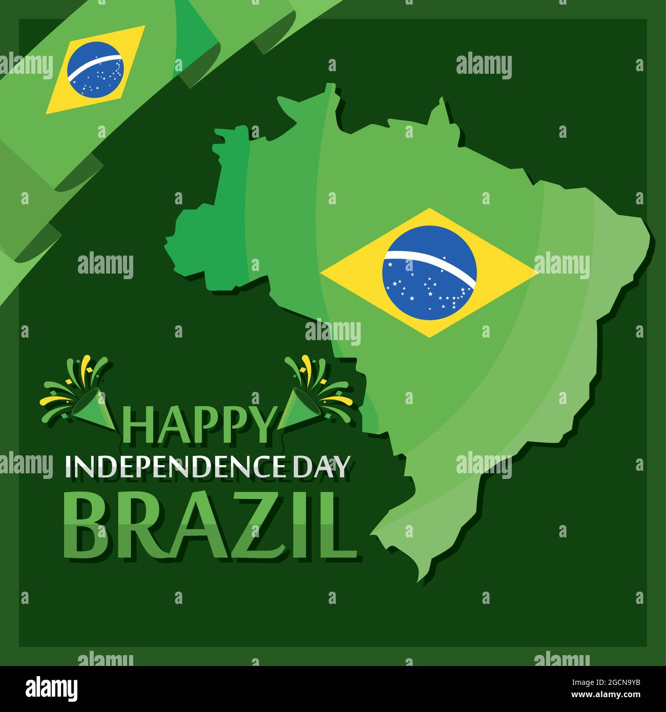 brazil independence day poster Stock Vector Image & Art Alamy