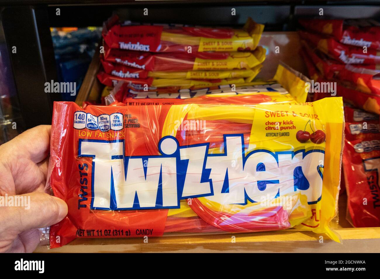 Hershey's Chocolate World Times Square, New York City, USA Stock Photo