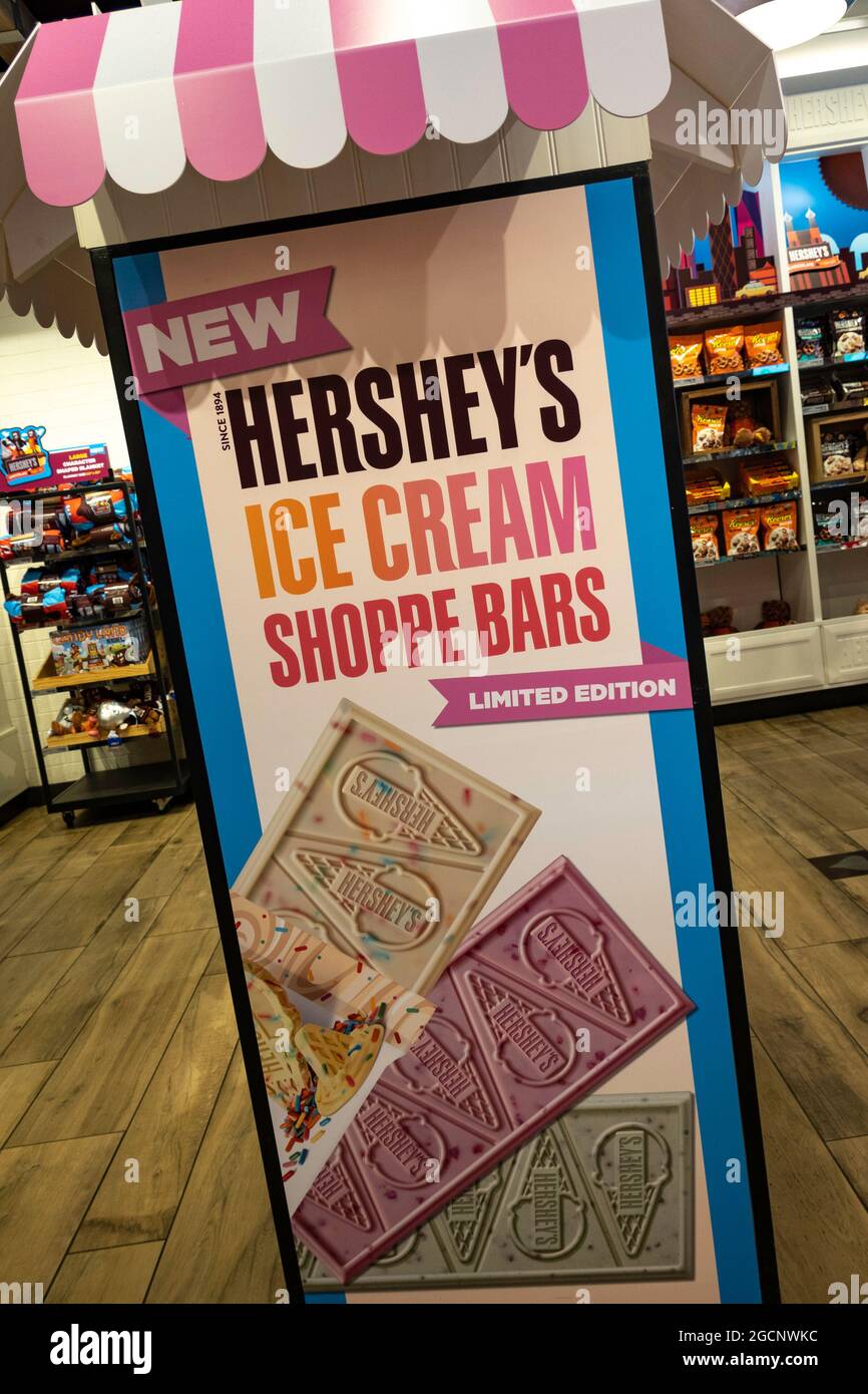 Hershey's Chocolate World Times Square, New York City, USA Stock Photo