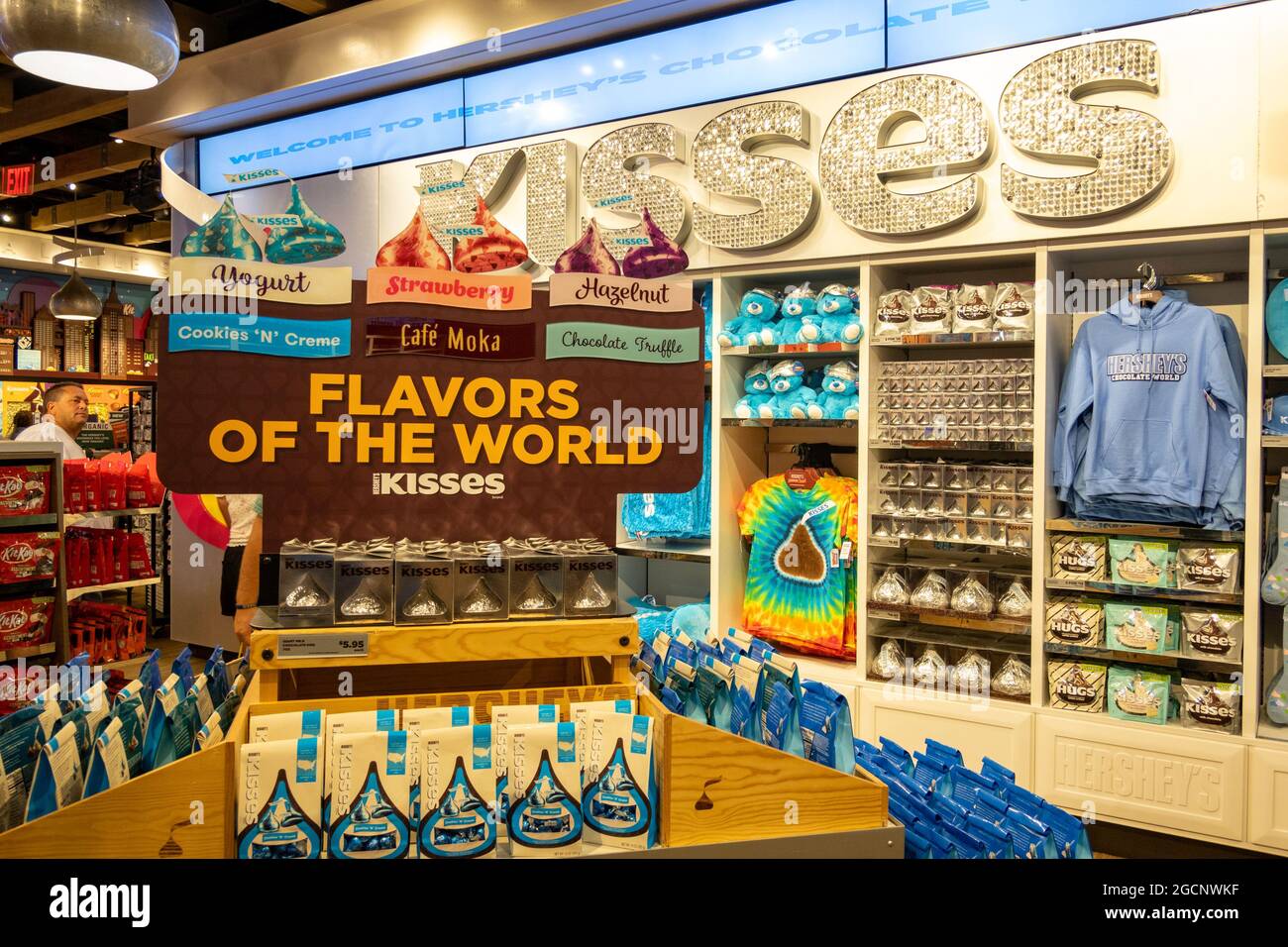 Hershey's Chocolate World Times Square, New York City, USA Stock Photo
