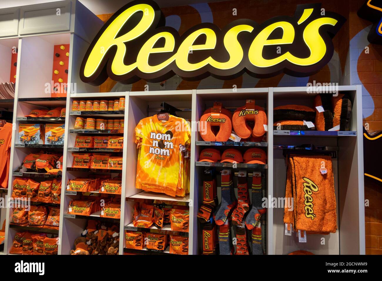 Hershey's Chocolate World Times Square, New York City, USA Stock Photo
