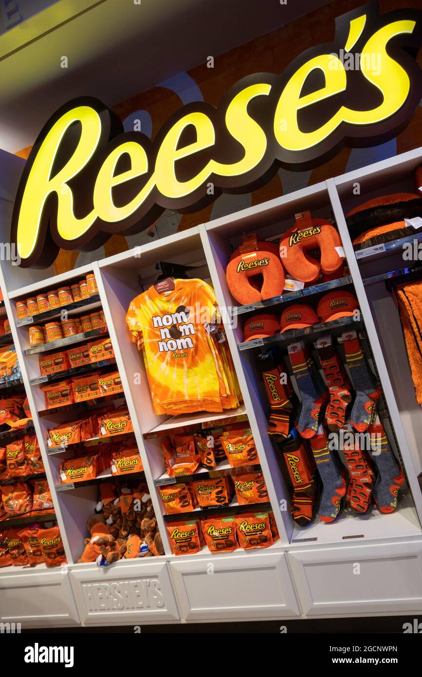 Hershey's Chocolate World Times Square, New York City, USA Stock