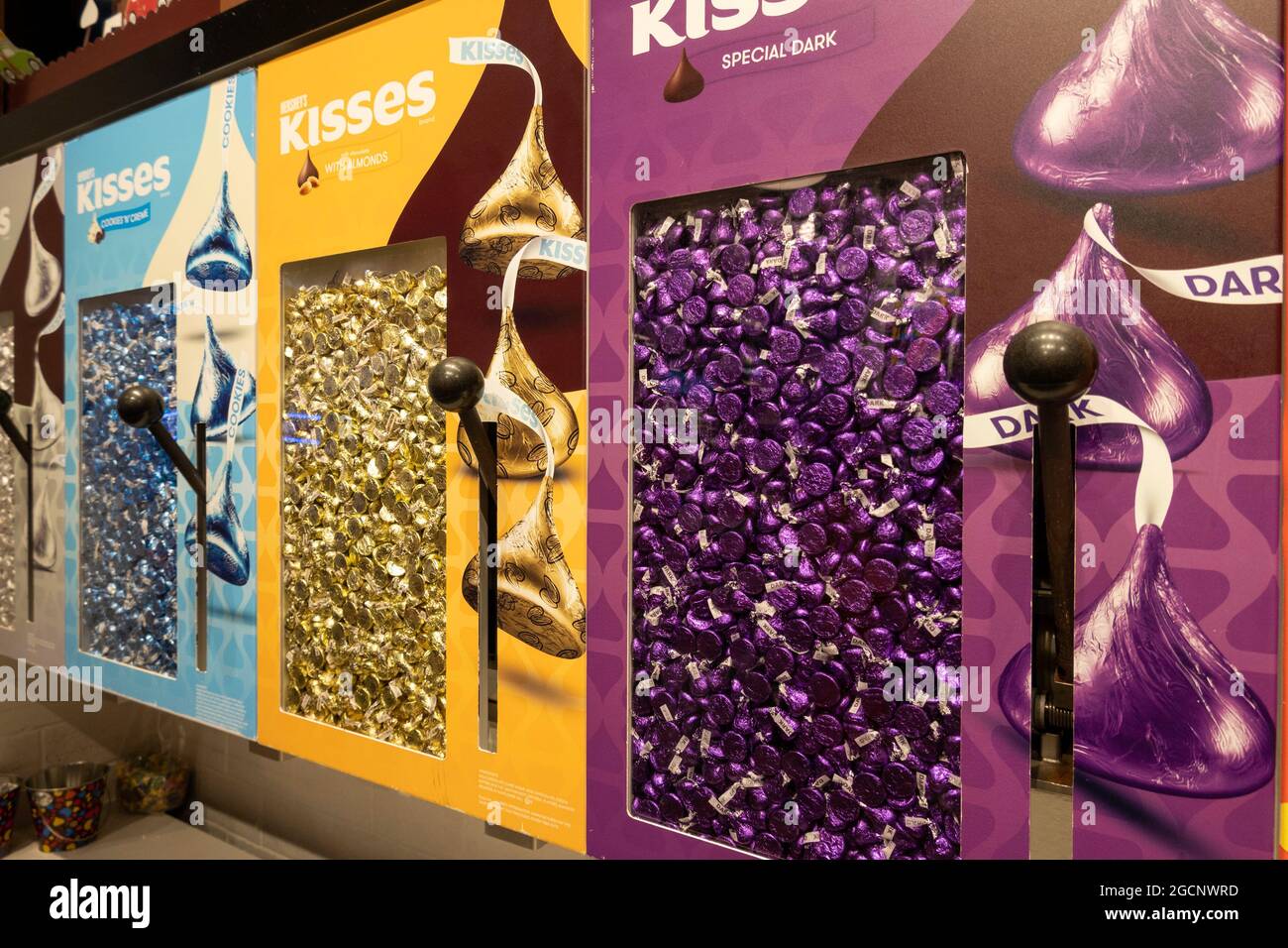 Hershey's Chocolate World Times Square, New York City, USA Stock Photo