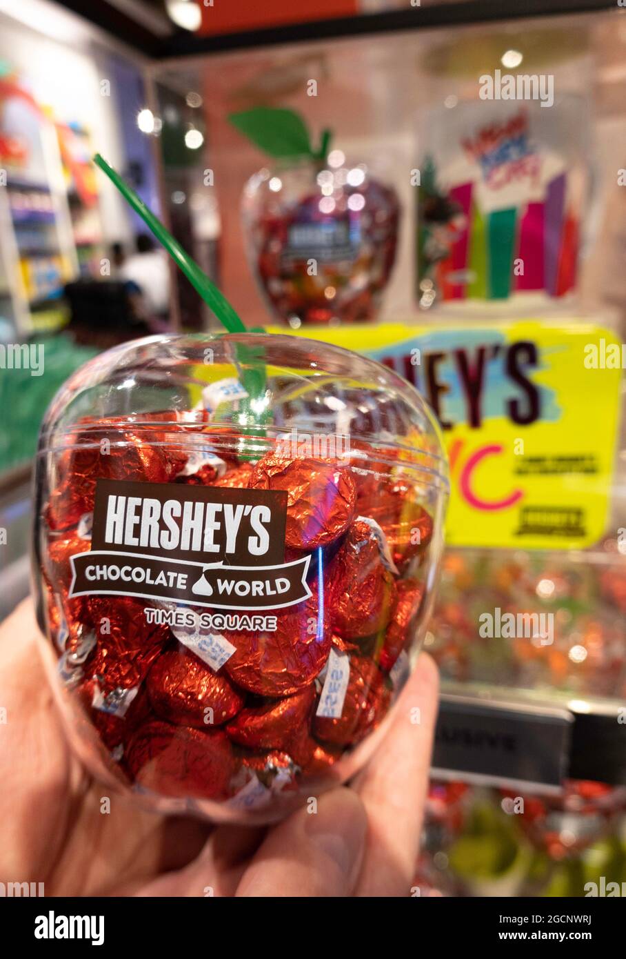 Hershey's Chocolate World Times Square, New York City, USA Stock Photo