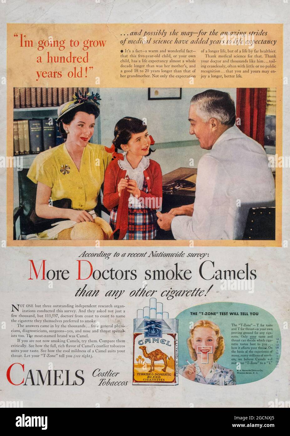 Vintage Life Magazine advertisement, 10 June 1946 issue, United States of America Stock Photo