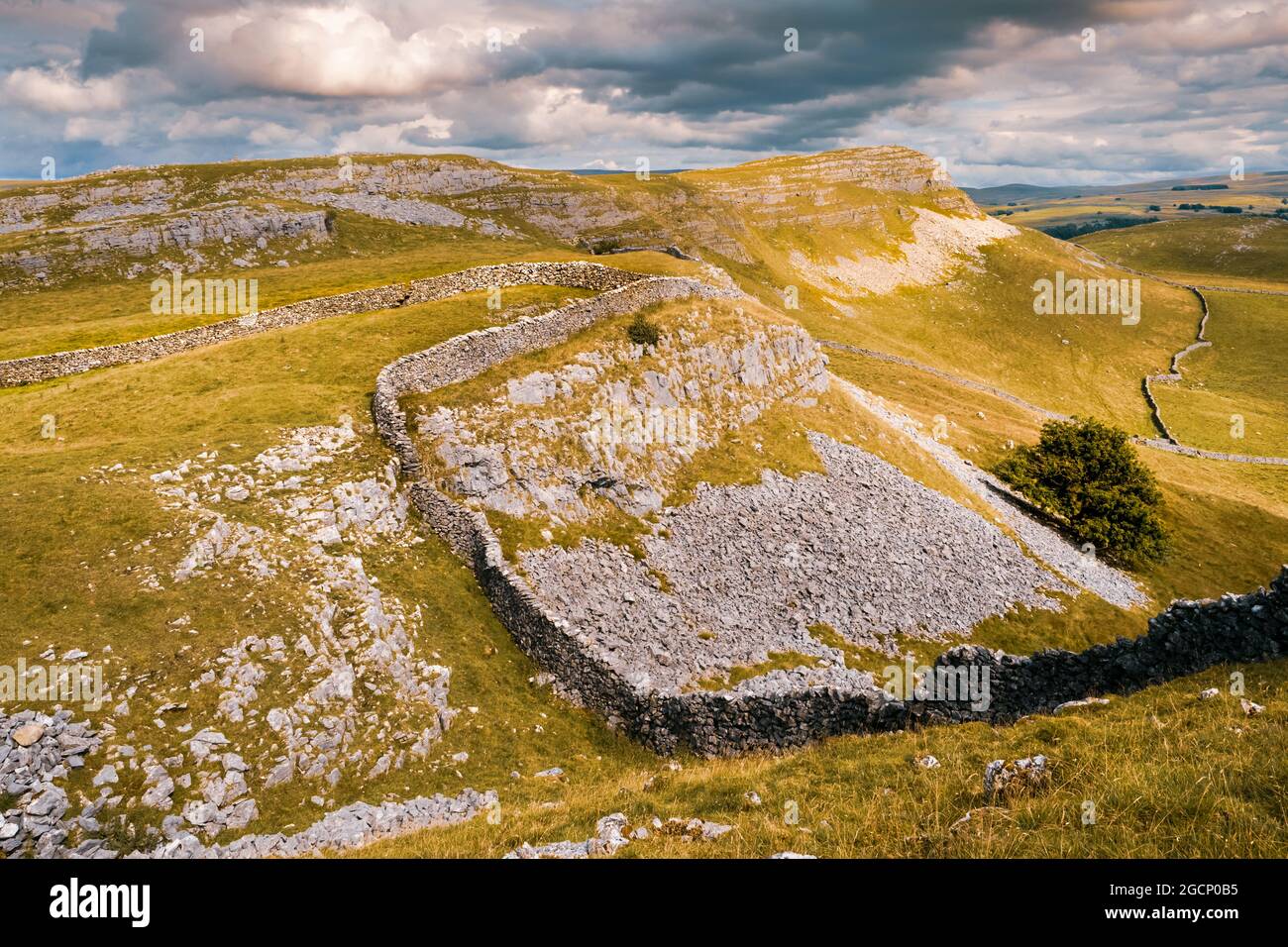 The summit of Smearsett Scar is situated at the eastern of a mile long ...