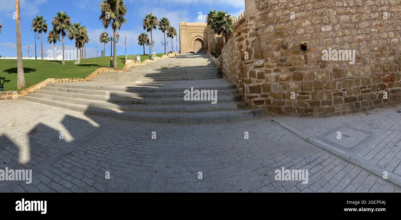 Historic kasbah of oudayas in Rabat,Morocco Stock Photo - Alamy