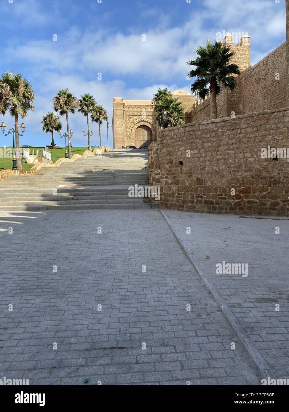 Historic kasbah of oudayas in Rabat,Morocco Stock Photo - Alamy