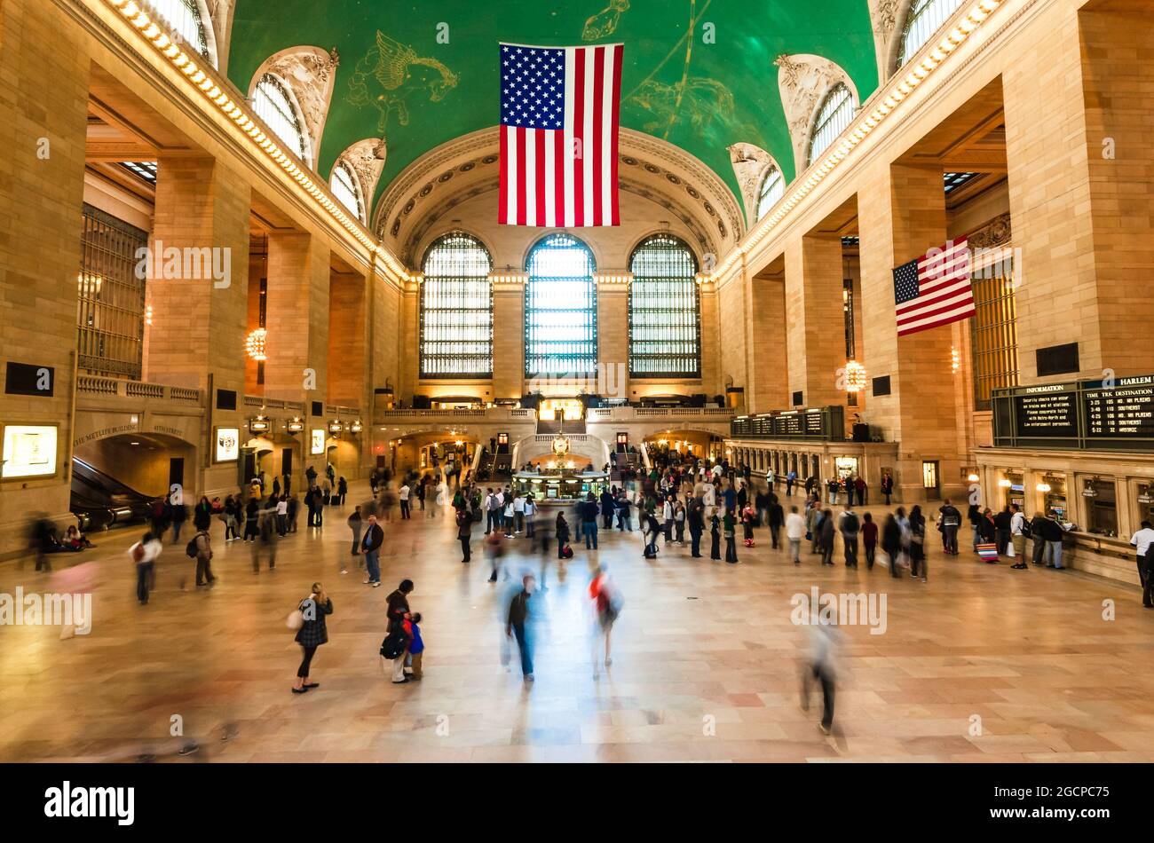 Main Concourse of Grand Central Station (Grand Central Terminus), New York City, NY, USA. Stock Photo