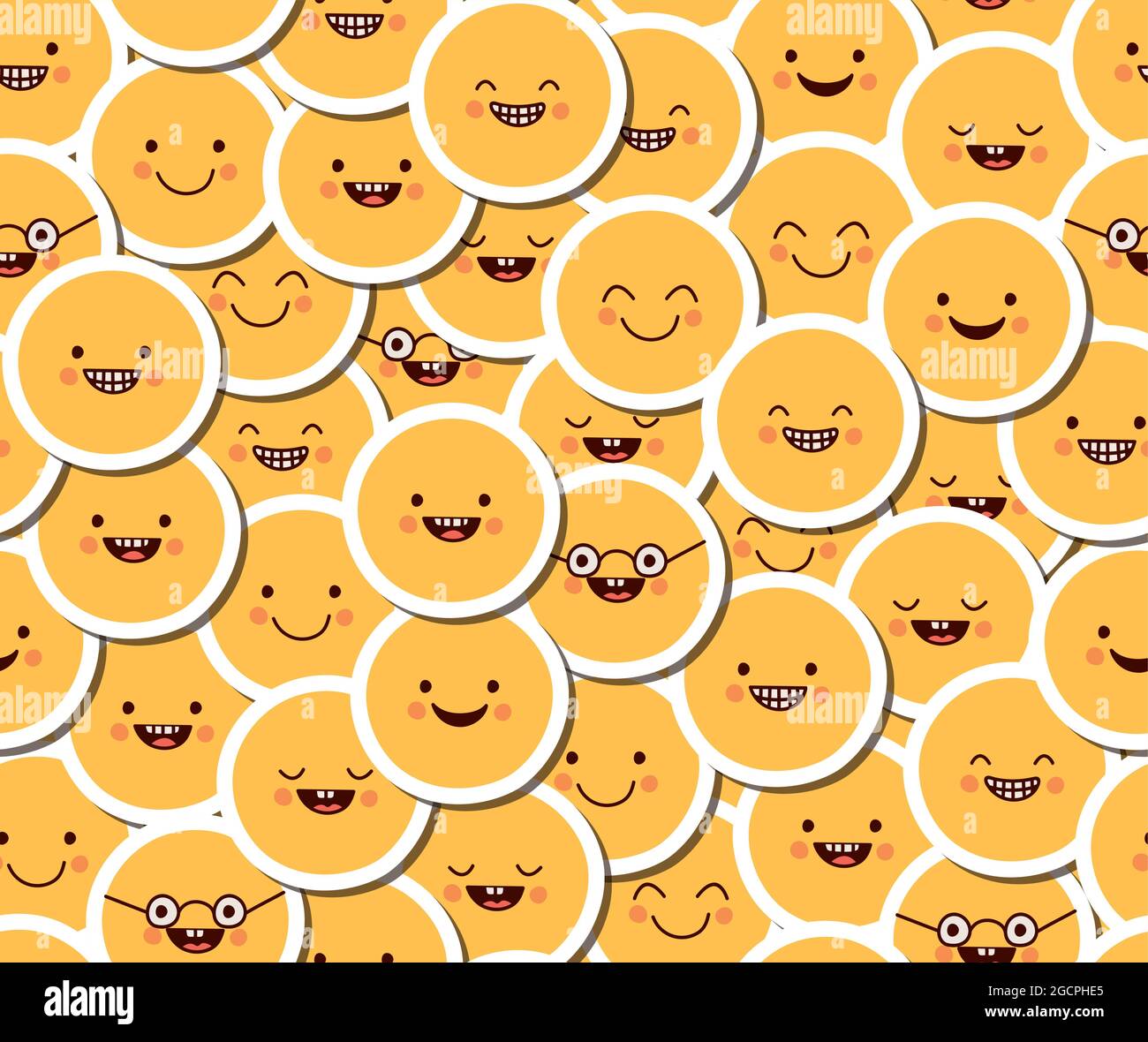 pattern of emojis Stock Vector Image & Art Alamy