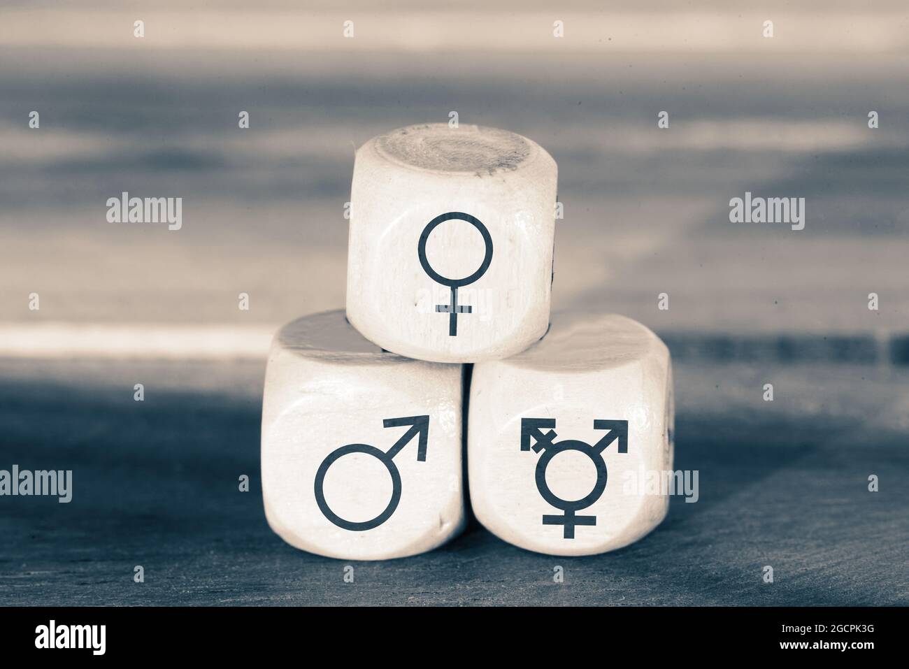 Different gender symbols Stock Photo