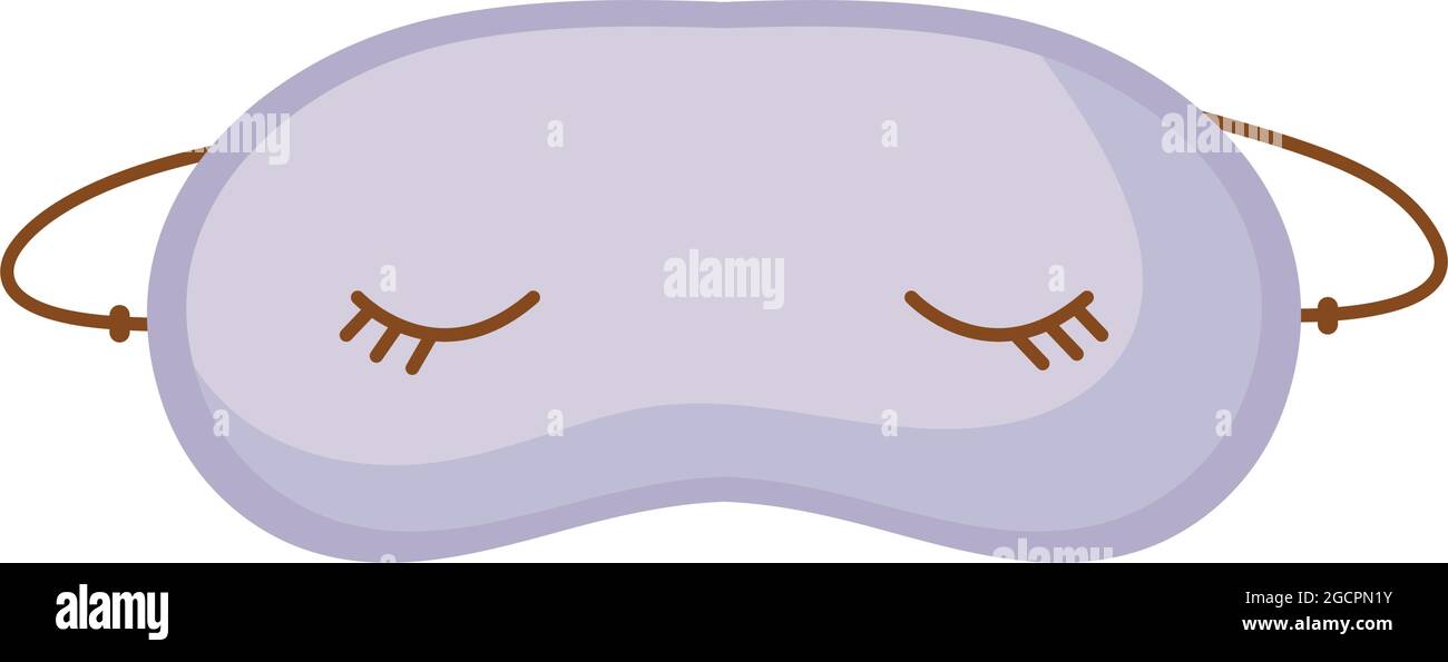 purple sleep mask Stock Vector Image & Art - Alamy