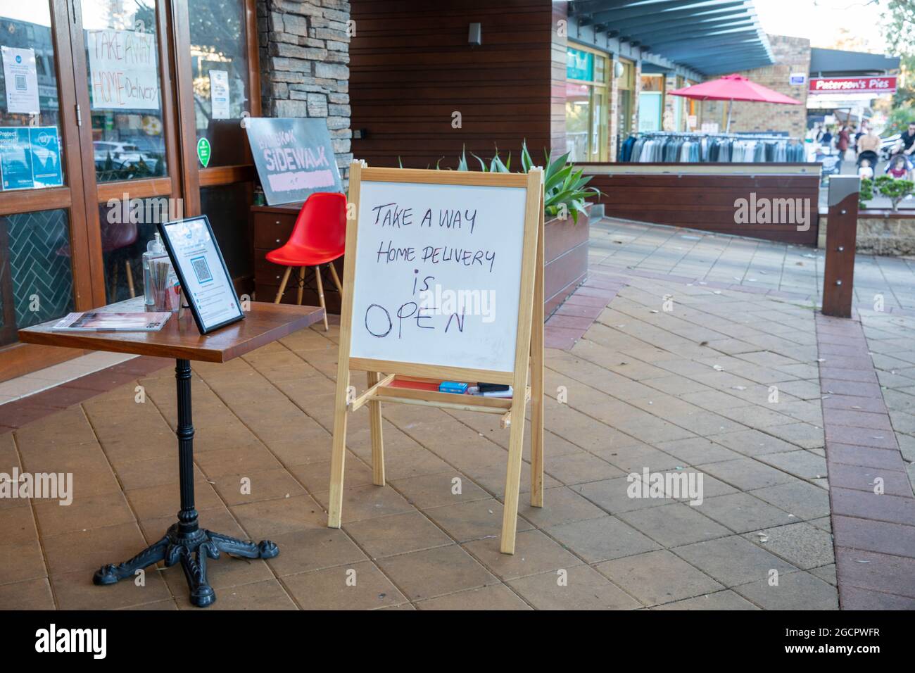 Sydney Thai restaurant closed but offering take away and home delivery