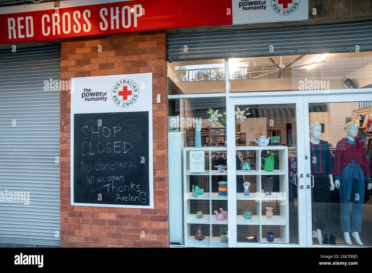Australian Red Cross Op Shop in Avalon Beach temporarily closed in