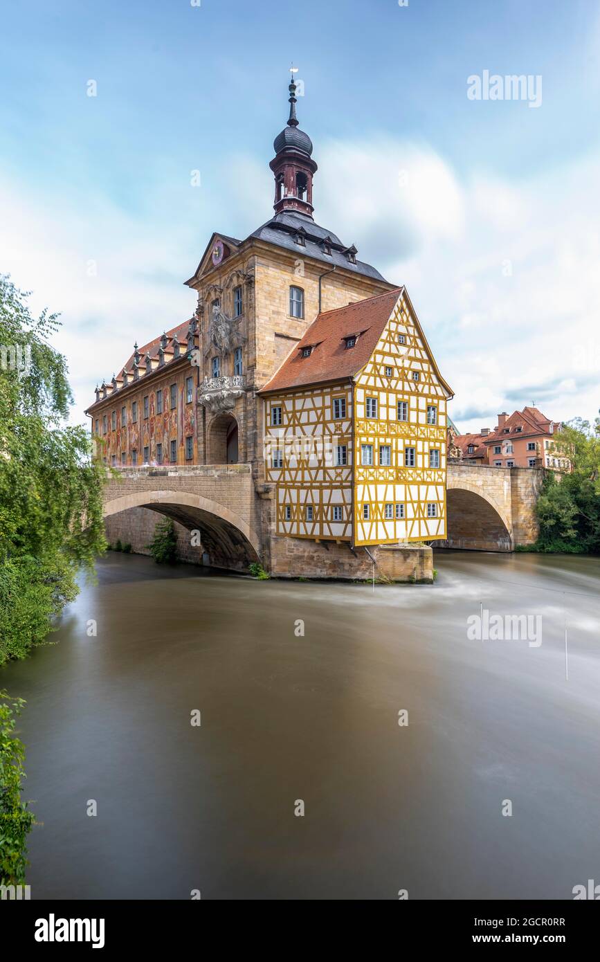 Old Town Hall Part Of The Unesco World Heritage Site Bamberg Bavaria 