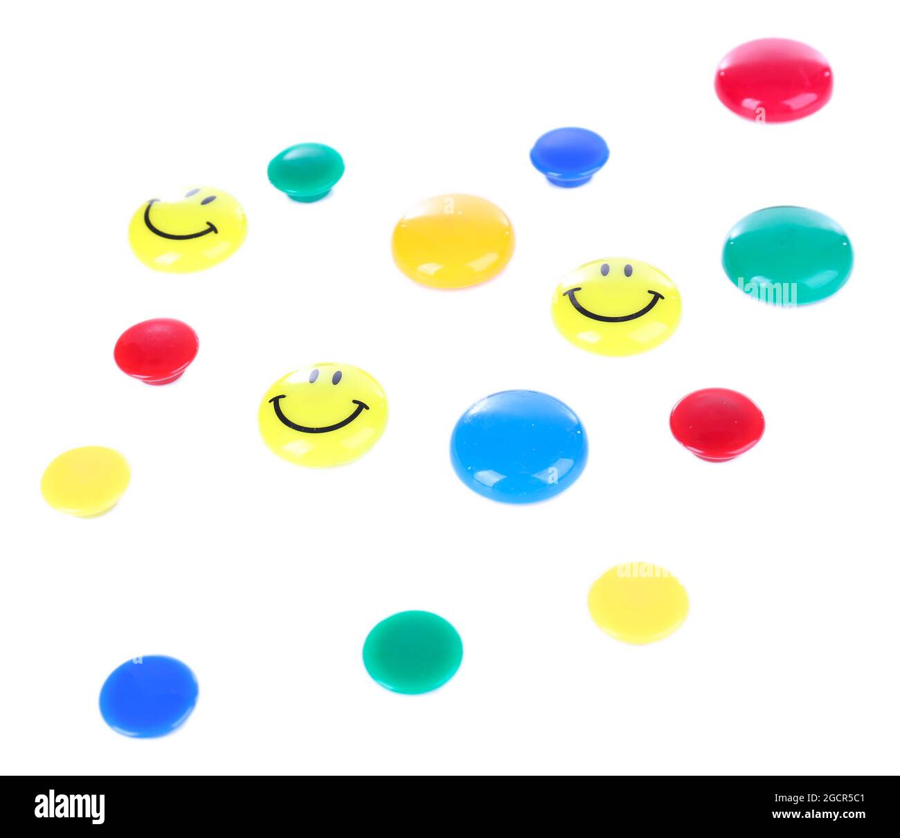 Colorful magnetic letters isolated on white Stock Photo - Alamy