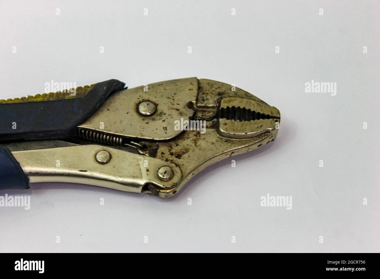Pliers on a white background Stock Photo