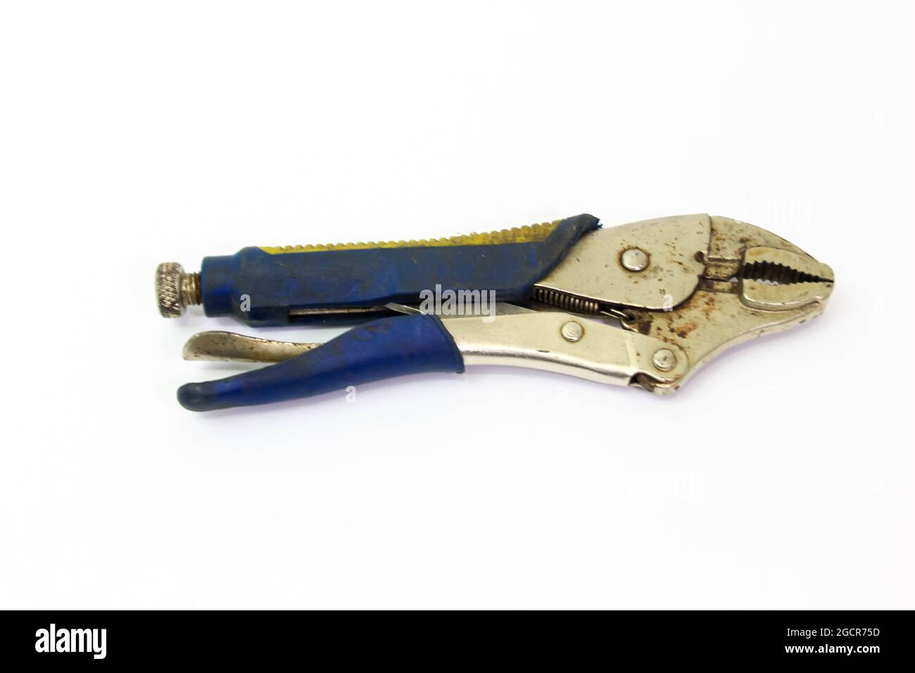 Pliers on a white background Stock Photo