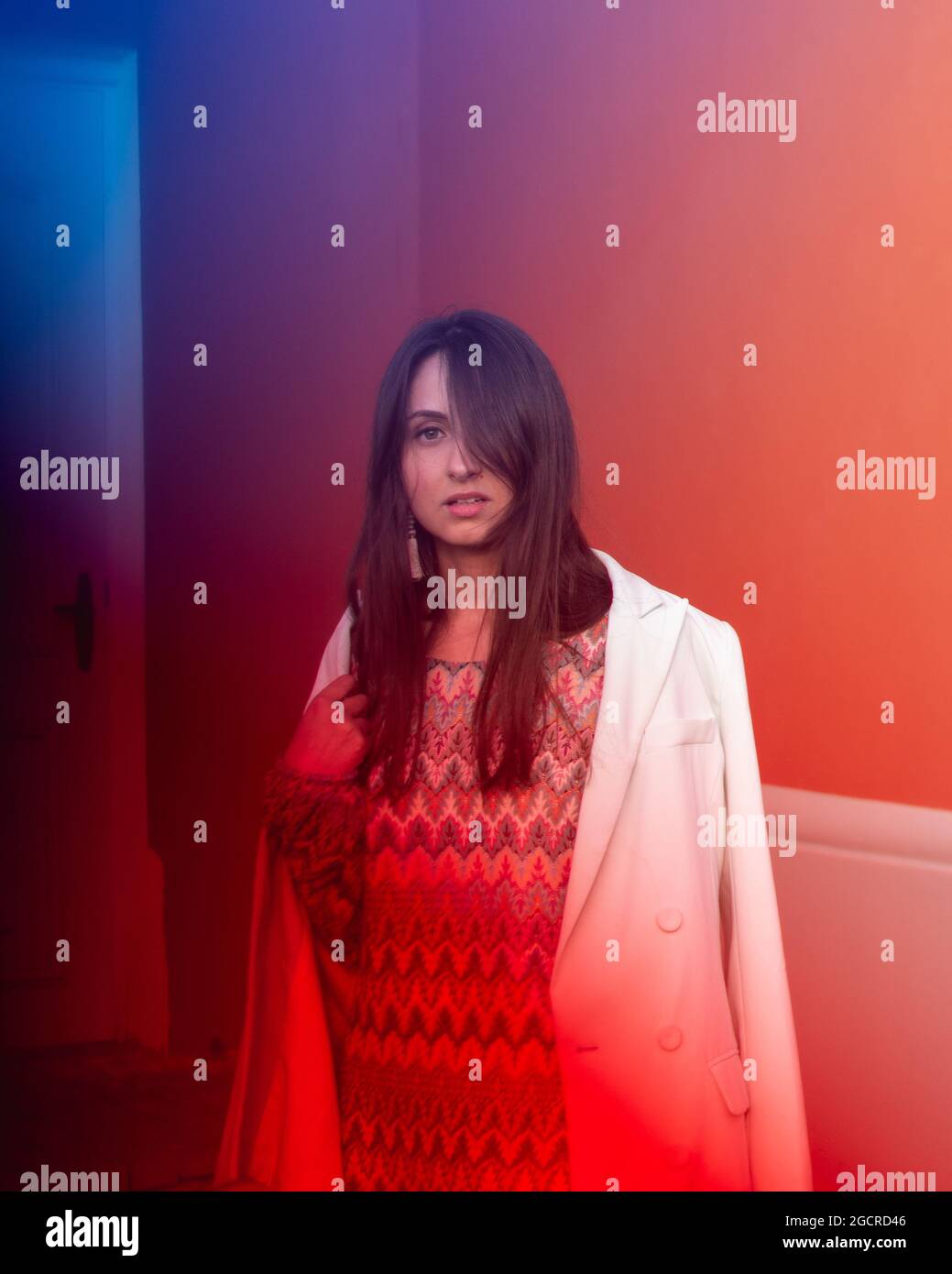 Beautiful dark haired caucasian woman hi-res stock photography and ...