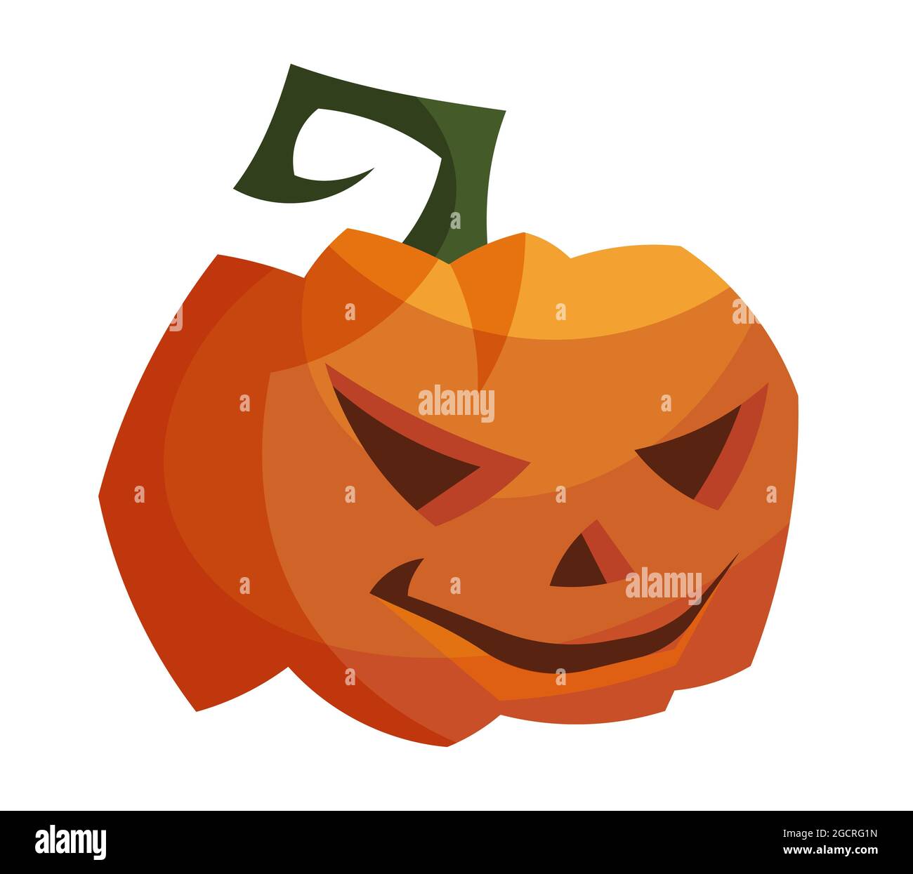 Orange pumpkin vegetable in cartoon Stock Vector Images Alamy