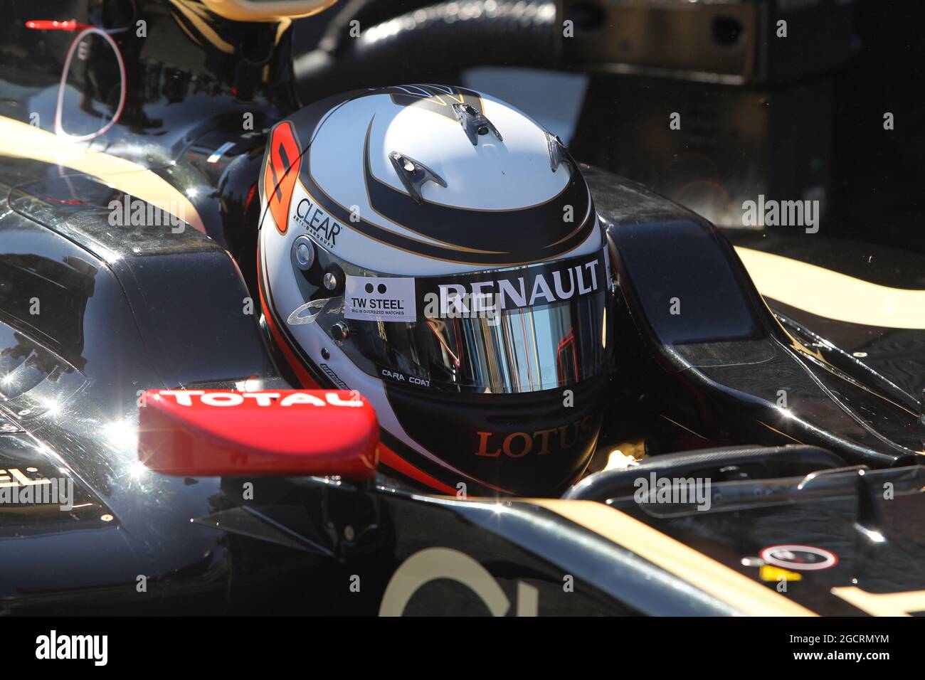 Kimi Raikkonen (FIN) Lotus R20 . Formula One Testing, Jerez, Spain. 6 February 2012. Stock Photo