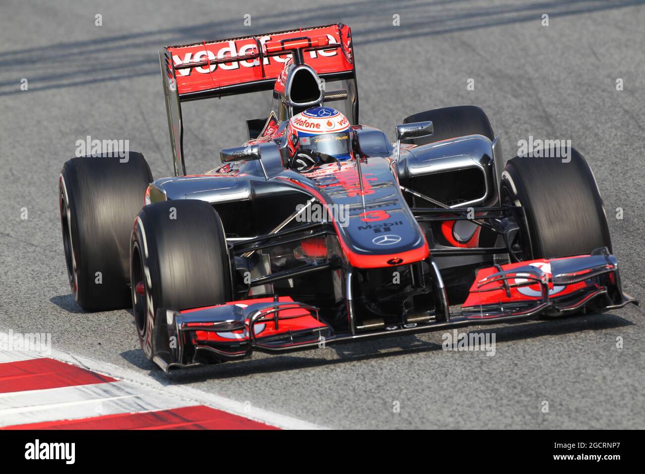 独創的 Button Jenson (GBR) 07.10 stop. pit a makes MP4/27 McLaren 洋書