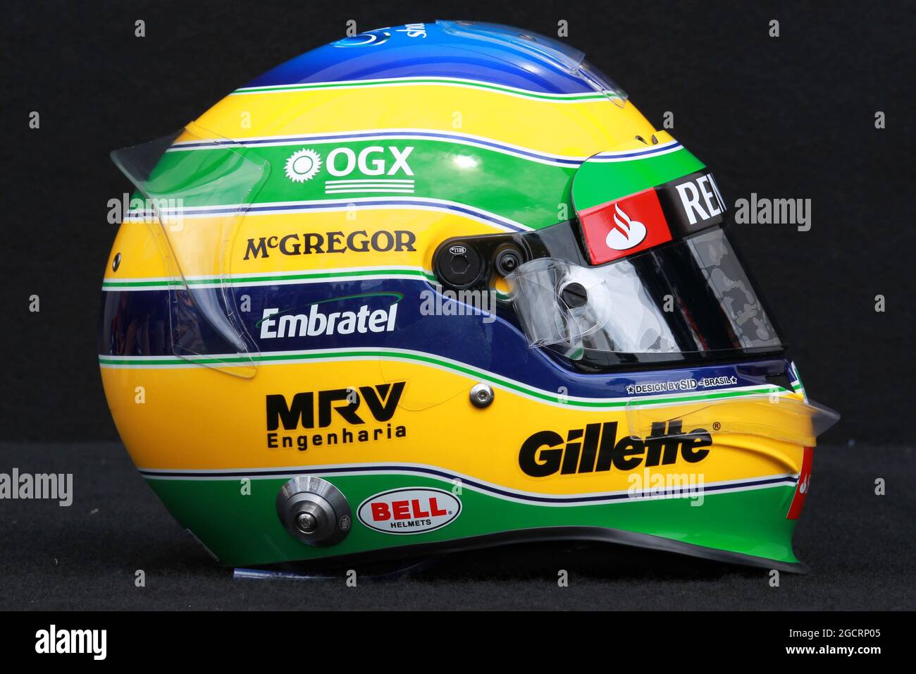 The helmet of bruno senna hi-res stock photography and images - Alamy