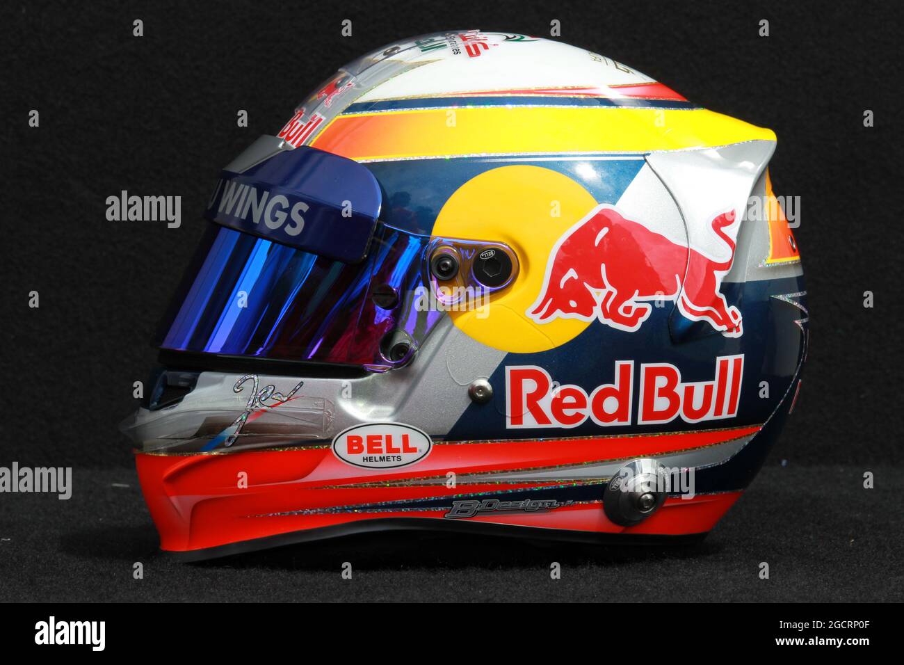 The helmet of Jean-Eric Vergne (FRA) Scuderia Toro Rosso. Australian ...