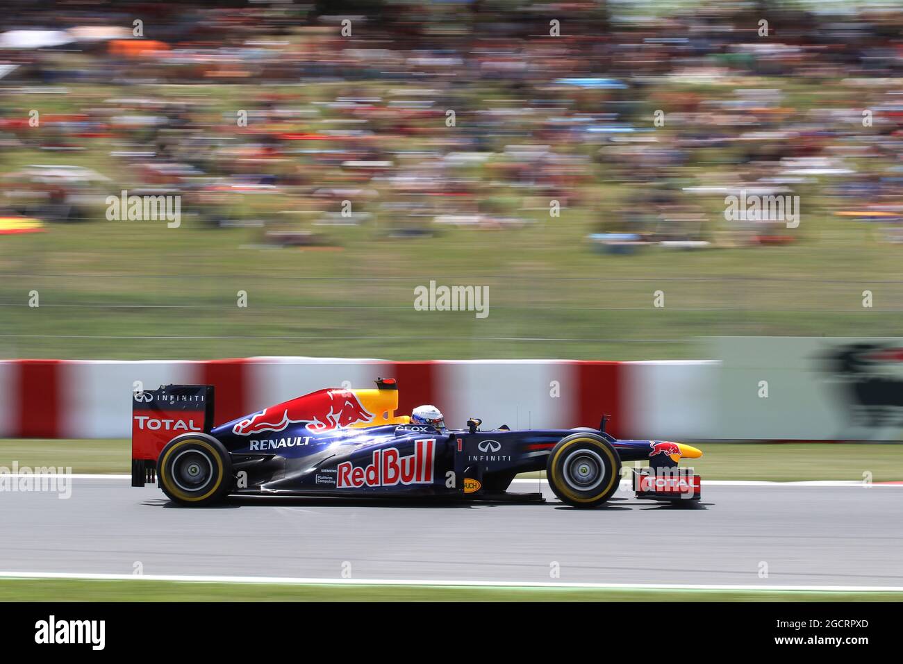 Sebastian Vettel (GER) Red Bull Racing RB8. Spanish Grand Prix ...