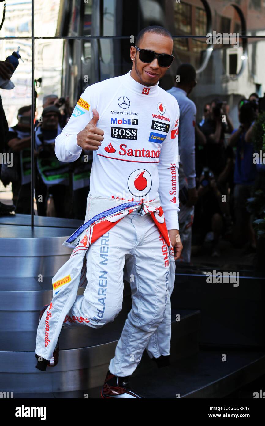 Lewis Hamilton (GBR) McLaren. 26.05.2012. Formula 1 World Championship, Rd 6, Monaco Grand Prix, Monte Carlo, Monaco, Qualifying Day - www.xpbimages.com, EMail: requests@xpbimages.com - copy of publication required for printed pictures. Every used picture is fee-liable. Â© Copyright: Batchelor / XPB Images Stock Photo