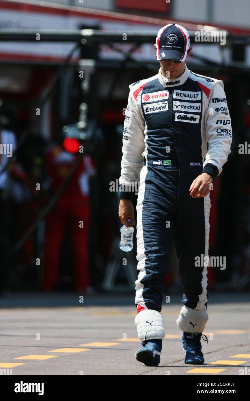 Bruno Senna (BRA) Williams. 26.05.2012. Formula 1 World Championship, Rd 6, Monaco Grand Prix, Monte Carlo, Monaco, Qualifying Day - www.xpbimages.com, EMail: requests@xpbimages.com - copy of publication required for printed pictures. Every used picture is fee-liable. Â© Copyright: Charniaux / XPB Images Stock Photo