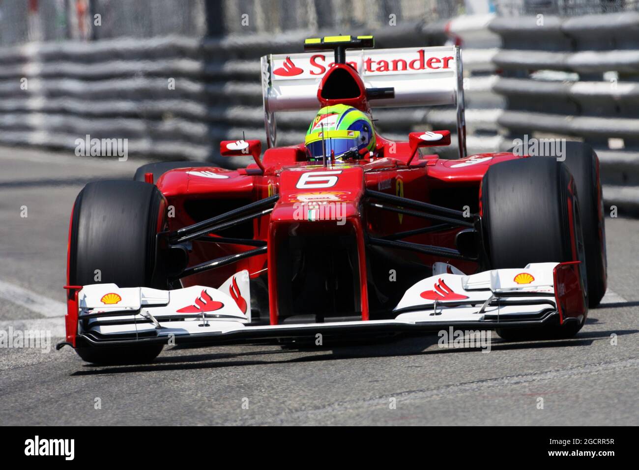 Felipe Massa (BRA) Ferrari F2012. 26.05.2012. Formula 1 World Championship, Rd 6, Monaco Grand Prix, Monte Carlo, Monaco, Qualifying Day - www.xpbimages.com, EMail: requests@xpbimages.com - copy of publication required for printed pictures. Every used picture is fee-liable. Â© Copyright: Charniaux / XPB Images Stock Photo